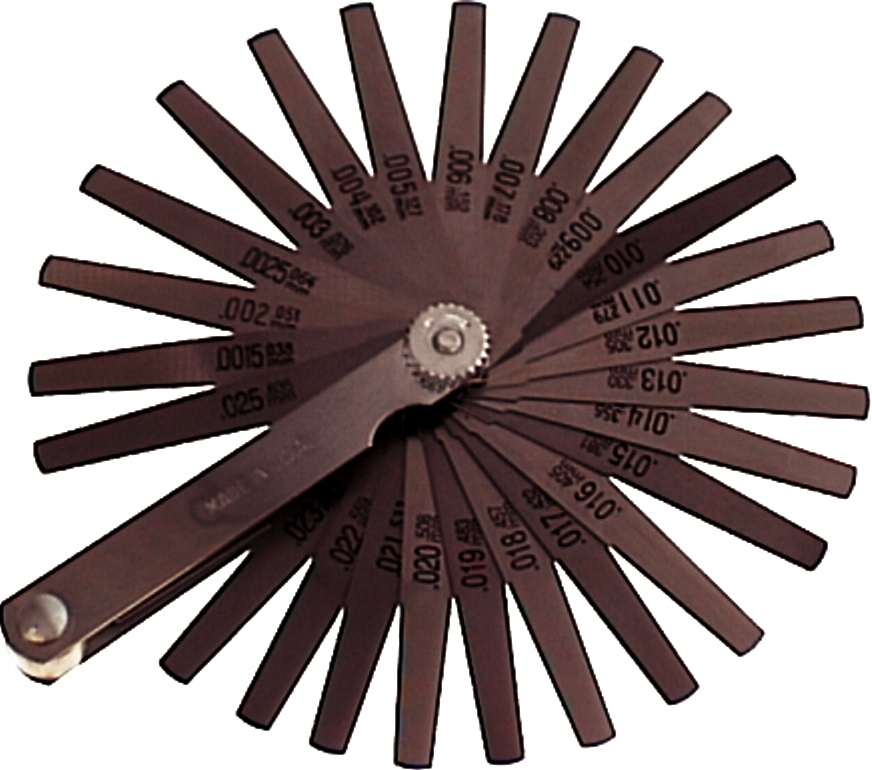 26 Blade Taper Feeler Gauge T&E Tools 7011