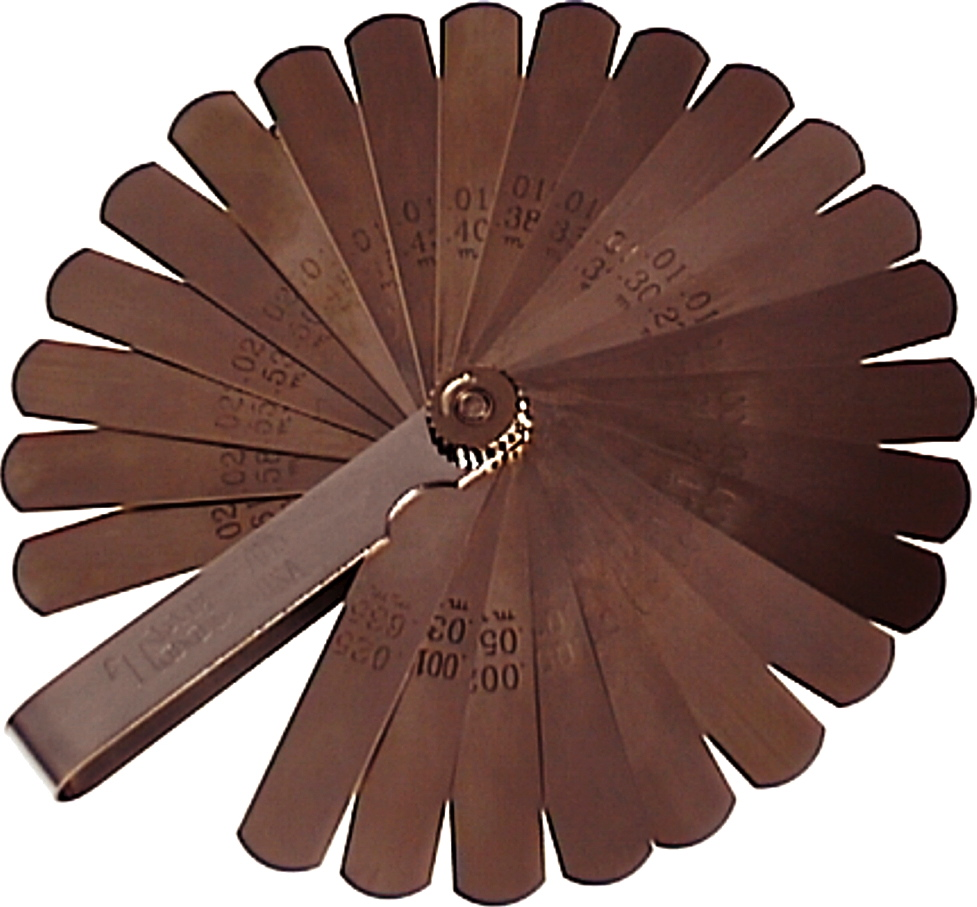 25 Blade Stainless Steel Feeler Gauge T&E Tools 7015