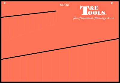 26 Pocket Canvas Wrench Wallet T&E Tools 71026-W