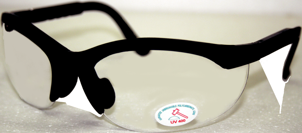 Sports Design Clear Safety Glasses T&E Tools 7335