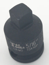 5/16" x 3/8" Drive Square Pipe Plug Socket (Male) T&E Tools 73410P