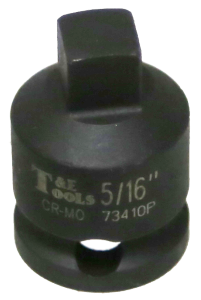 5/16" x 3/8" Drive Square Pipe Plug Socket (Male) T&E Tools 73410P
