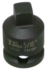 5/16" x 3/8" Drive Square Pipe Plug Socket (Male) T&E Tools 73410P