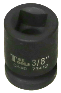 3/8" x 3/8" Drive Square Pipe Plug Socket (Female) T&E Tools 73412