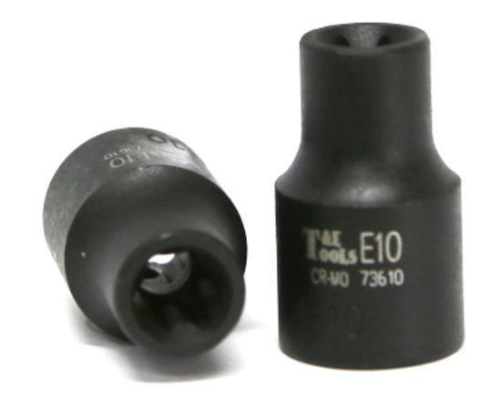 E10 3/8" Drive E-Series Torx-r Impact Socket 28mm Long T&E Tools 73610