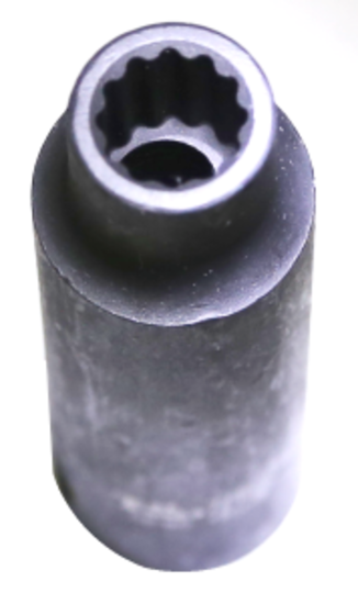 7/16" x 1/2" Drive Deep 12 Point Impact Socket T&E Tools 74314L