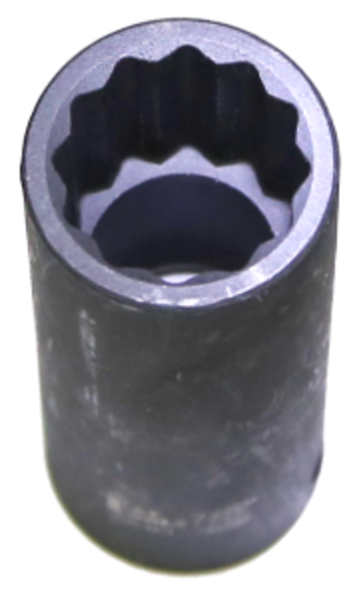 7/8" x 1/2" Drive Deep 12 Point Impact Socket T&E Tools 74328L