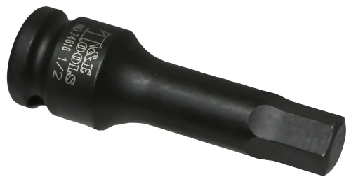1/2" SAE In-Hex Impact Socket  Drive 3/8" x 78mm Length T&E Tools 74616