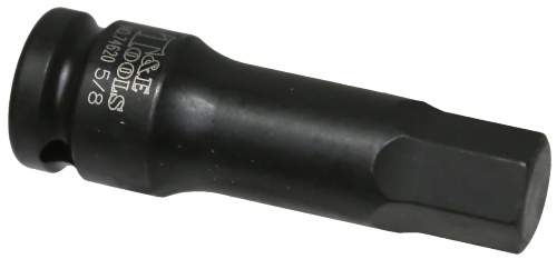 5/8" SAE In-Hex Impact Socket 1/2" Drive x 78mm Length T&E Tools 74620