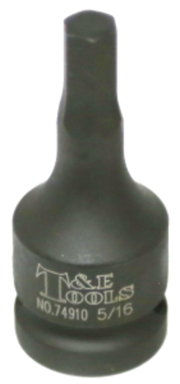 5/16" SAE In-Hex Impact Socket T&E Tools 74910