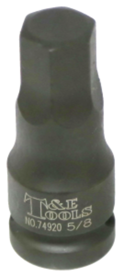 5/8" SAE In-Hex Impact Socket T&E Tools 74920