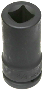 11/16" x 3/4" Drive SAE Deep Recess Square Socket T&E Tools 75122