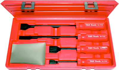 4Pc. Gasket Scraper Set "Pro" T&E Tools 7516SET