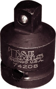 Impact Socket Adaptors & Universal Joint 11 Pce Set 1/4" - 1" T&E Tools 76348
