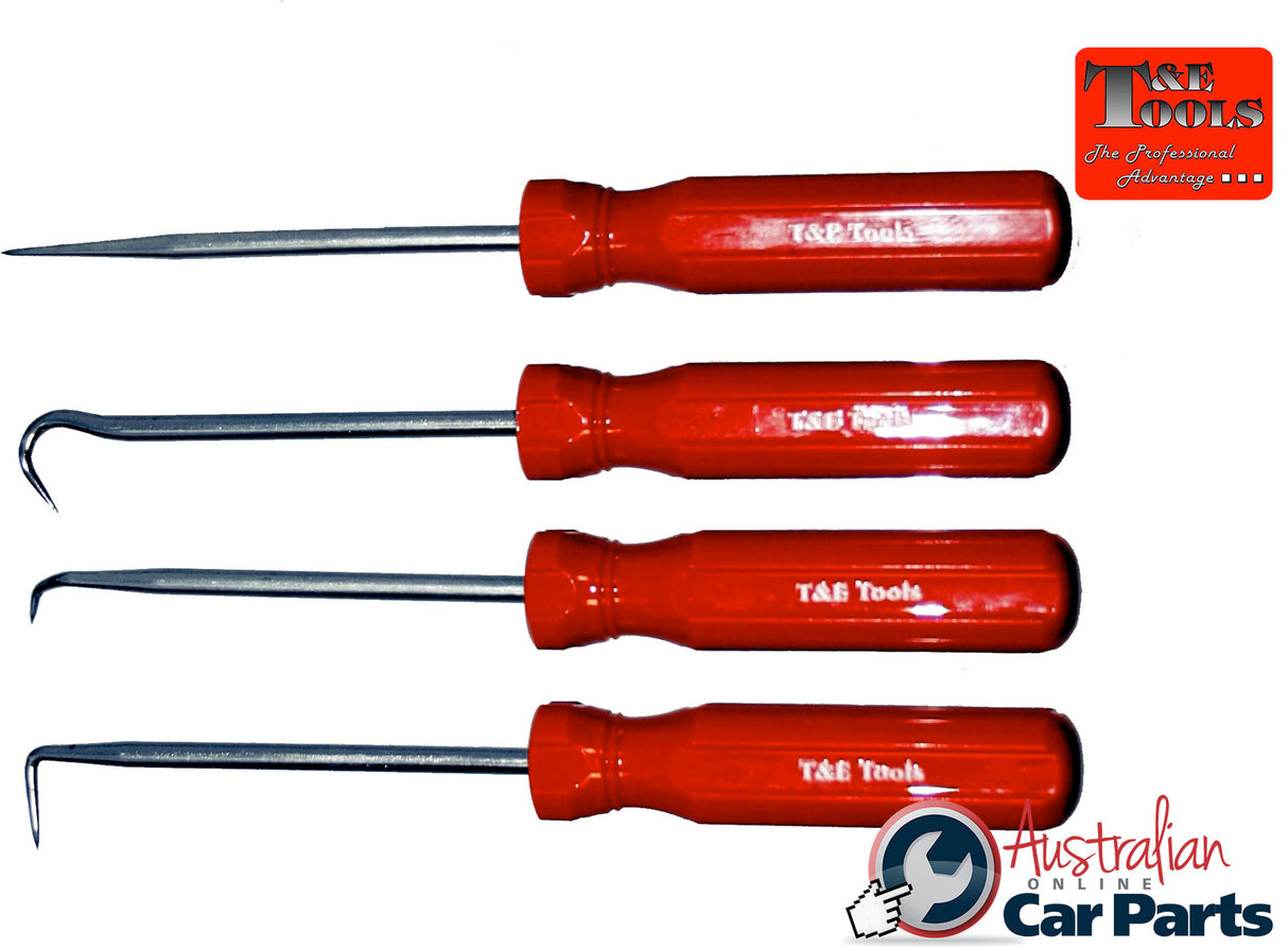 Hook & Pick Set (With Acetate Handles) T&E Tools 7826A