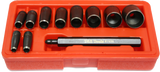 11 Piece Hollow Punch Set T&E Tools 7950