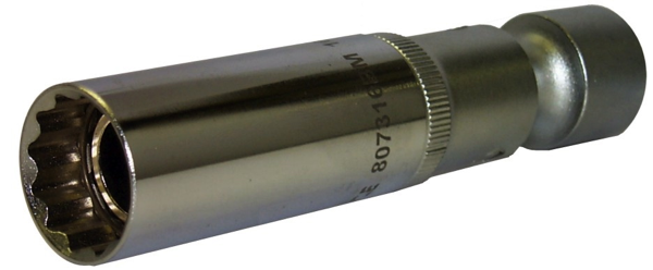 Magnetic Ball Joint Spark Plug Socket (5/8" 12 PT) T&E Tools 807316