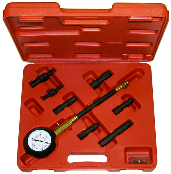 Petrol Engine Compression Tester Set T&E Tools 8101