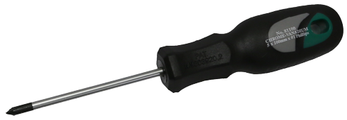 Phillips Round Shank Screwdriver (#1 x 100mm) T&E Tools 81100