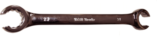 19mm x 22mm Flare Nut Wrench T&E Tools 81922M