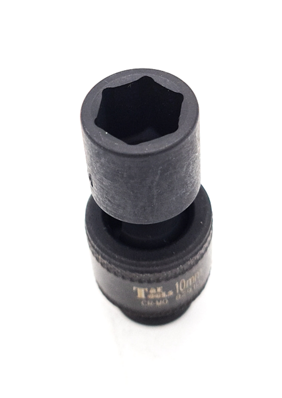 Universal Impact Socket 10mm x 1/4" Drive 6 Point  T&E Tools 82910