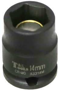 14mm x 3/8" Drive Magnetic Impact Metric Socket T&E Tools 83314M