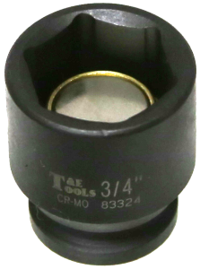 3/4" x 3/8" Drive Magnetic Impact SAE Socket T&E Tools 83324