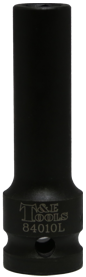 10mm x 1/2" Deep 6 Point Impact Socket T&E Tools 84010L