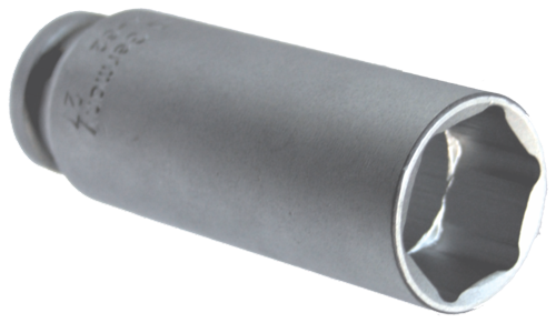 27mm 1/2" Drive Deep 6 Point Socket T&E Tools 84027SL