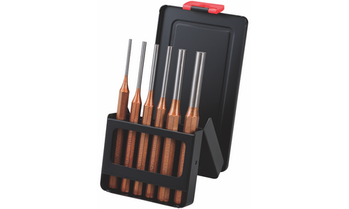 6 Piece Pin Punch Set T & E Tools 8406