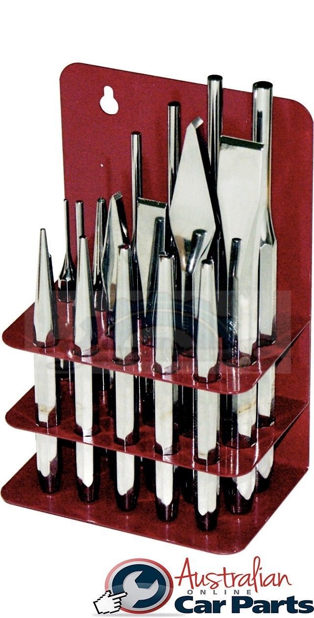 Punch & Chisel 17 Piece Set T&E Tools 8418