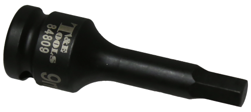 9mm Metric In-Hex Impact Socket 1/2" Drive x 78mm Length T&E Tools 84809