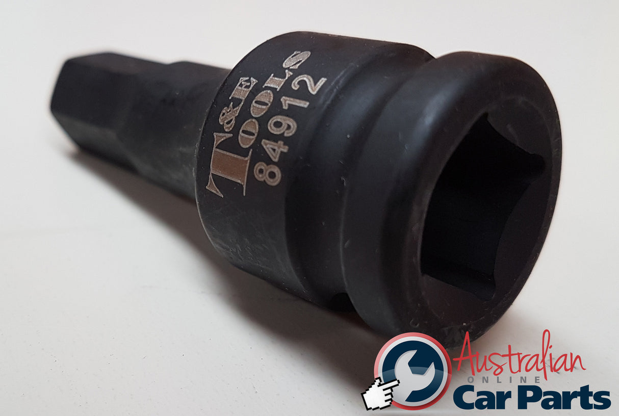 12mm Metric In-Hex Impact Socket T&E Tools 84912