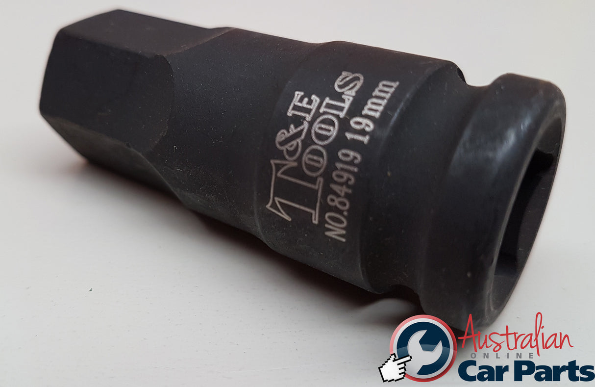 19mm Metric In-Hex Impact Socket T&E Tools 84919