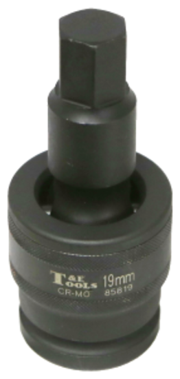 19mm Metric In-Hex Universal Impact Sockets 3/4" Drive T&E Tools 85819
