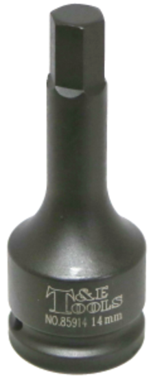 14mm x 3/4" Square In-Hex Impact Socket T&E Tools 85914
