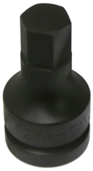 No.86927 - 27mm Metric In-Hex Impact Sockets 1" Drive x 100mm Length