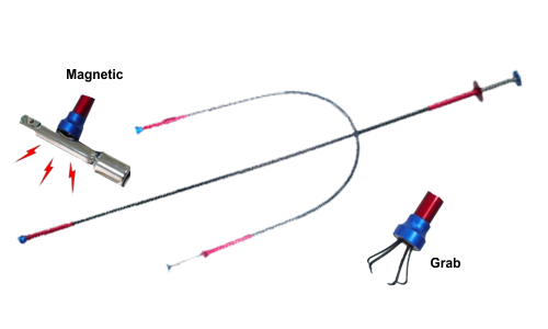 2 In 1 Flexible Claw Pick-Up Tool T&E Tools 8794