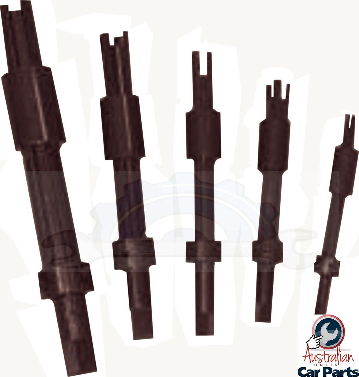 5 Piece Threading Tap Extractor Set T&E Tools 8972