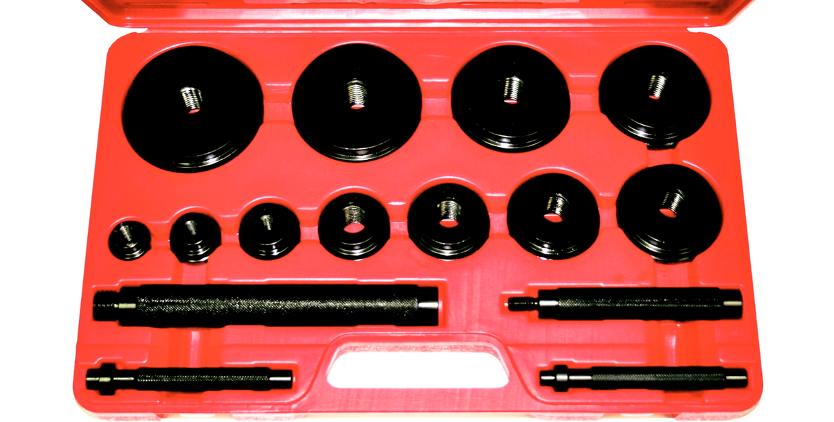 Heavy Duty Double Sided Bush, Seal & Bearing Driver Set T&E Tools 9006