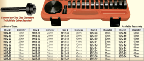 No.9012-57 - 57mm Bush/Seal/Bearing Driver