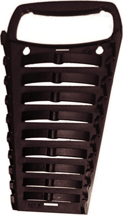 9 Slot Rib-Lock Plastic Wrench Rack T&E Tools 90309