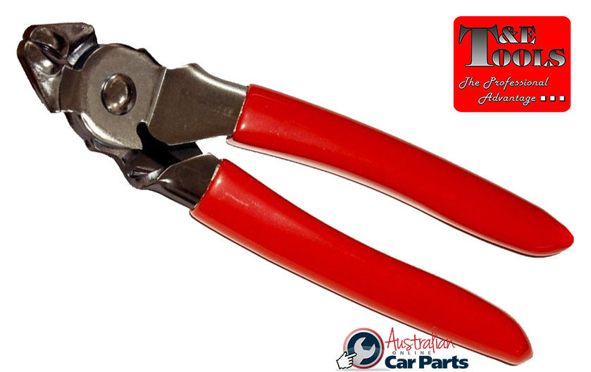 Offset Hog Ring Pliers 45 Degree Bent Nose T&E Tools 904