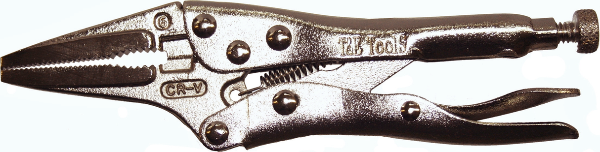 9" Long Nose Locking Grip Pliers T&E Tools 908