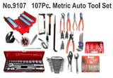 Metric Auto Tools 107Piece Set T & E Tools 9107