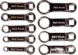 9 Piece SAE 3/8" Drive Torque Adaptor Set  T&E Tools 93227