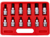 12 Piece SAE In-Hex 1/2" Drive Socket Set (Standard Series) T&E Tools 94111