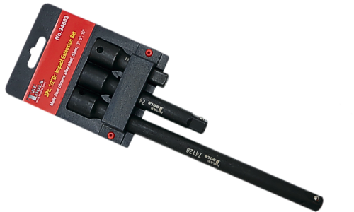 Impact Extension 1/2"Dr.  3Pc. Set 3", 5", 10" T&E Tools TE-94803
