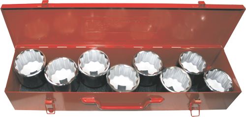 9 Piece Jumbo 3/4" Drive SAE Sockets T&E Tools 95309