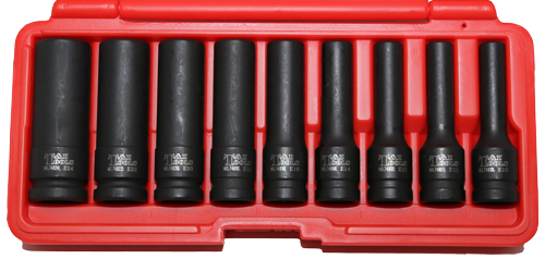9 Piece 1/2" Drive Torx-r E-Series Deep Impact Socket Set T&E Tools 97438